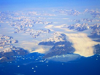 Greenland from the DLR aircraft