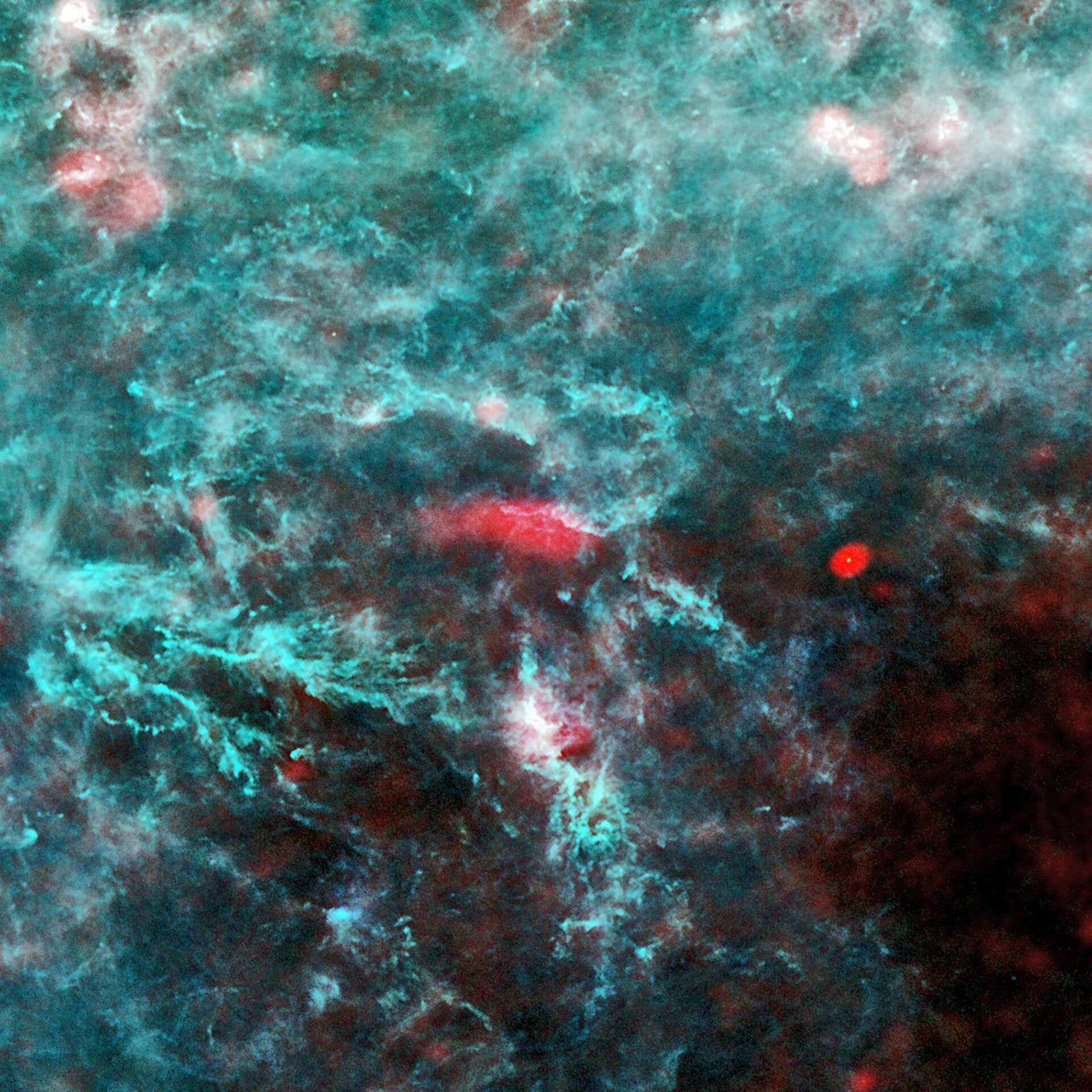 Planck image of a region in the constellation Perseus