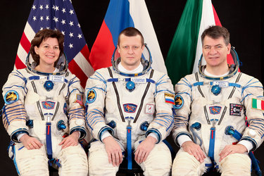 ISS Expedition 26/27: Catherine Coleman, Dmitri Kondratiev and Paolo Nespoli