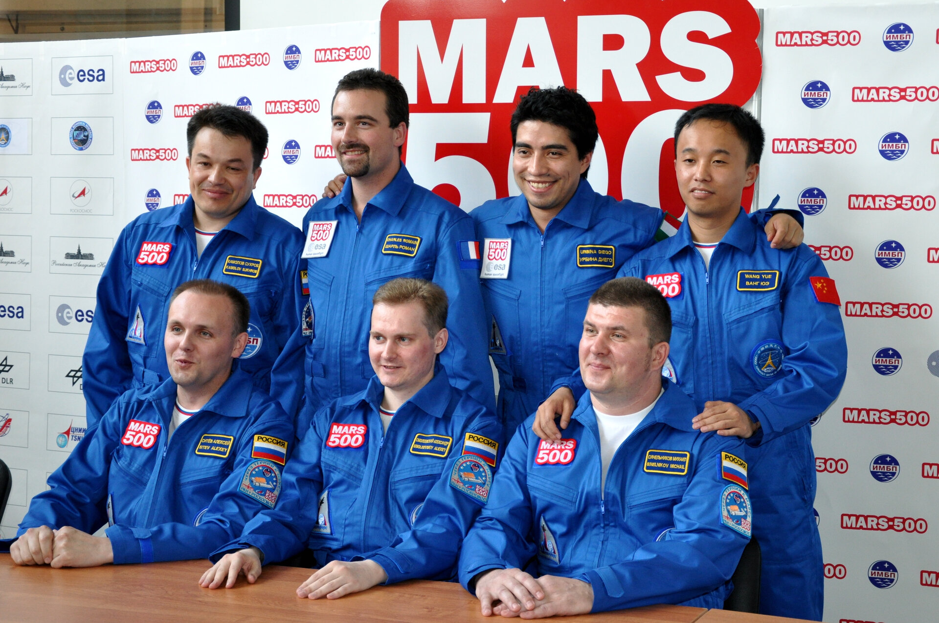 Mars500 520-day isolation crew