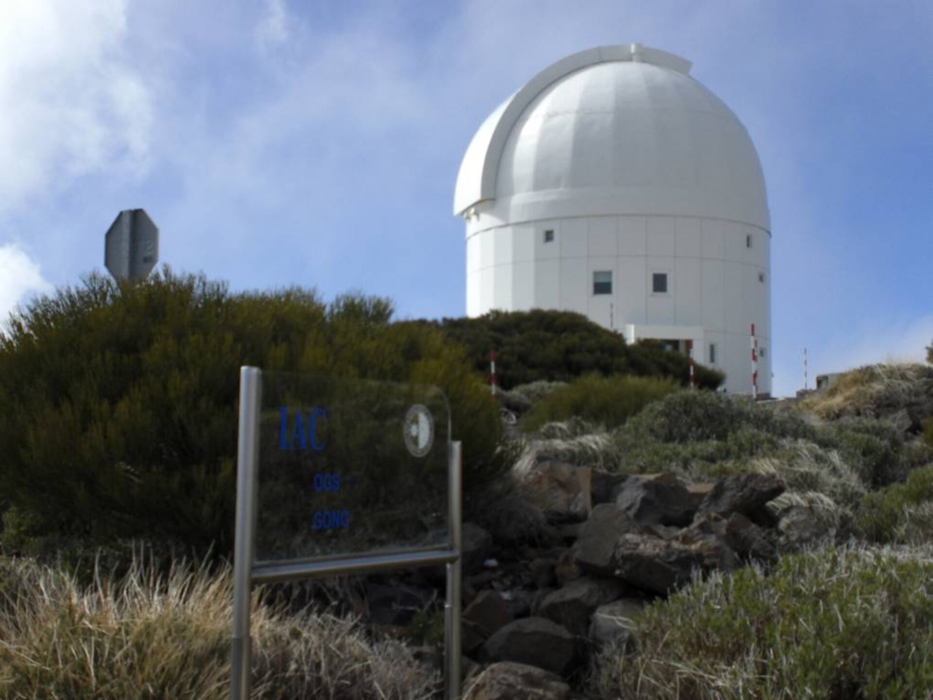 Optisches Teleskop zur Beobachtung auf Teneriffa