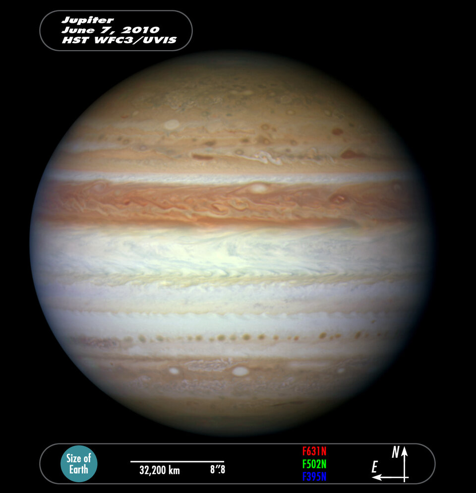 Jupiter without its Southern Equatorial Belt