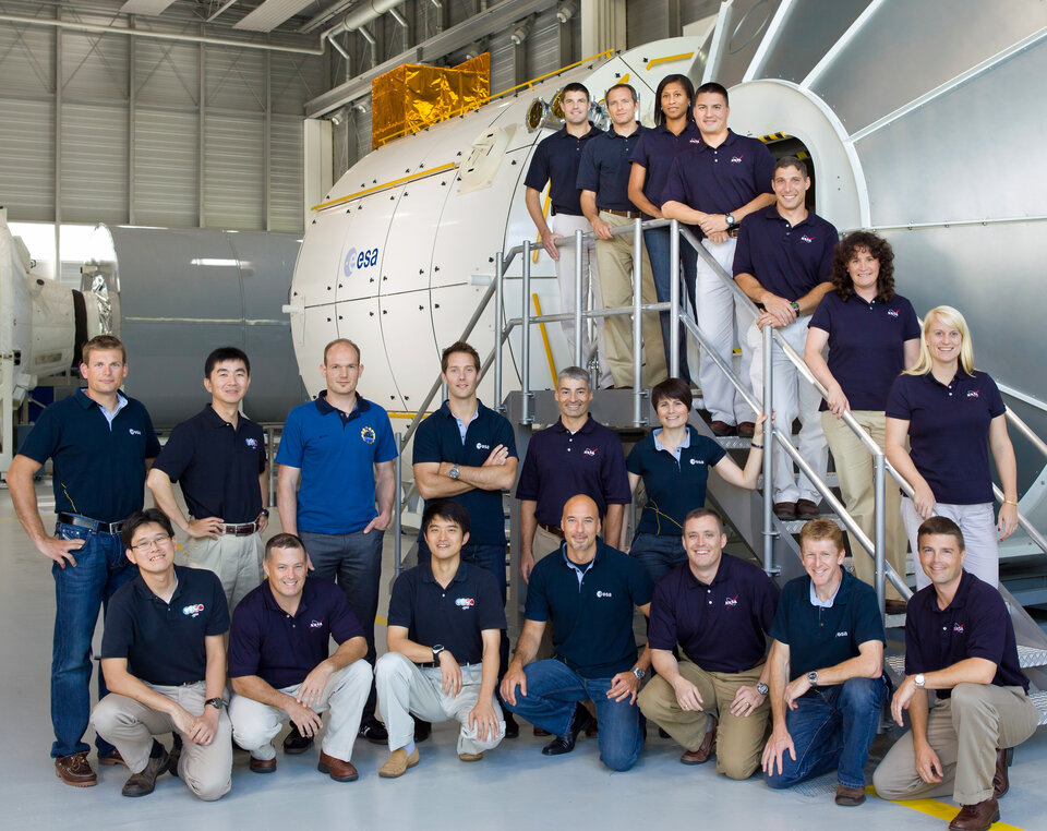 Internationale Astronautenkandidaten im EAC