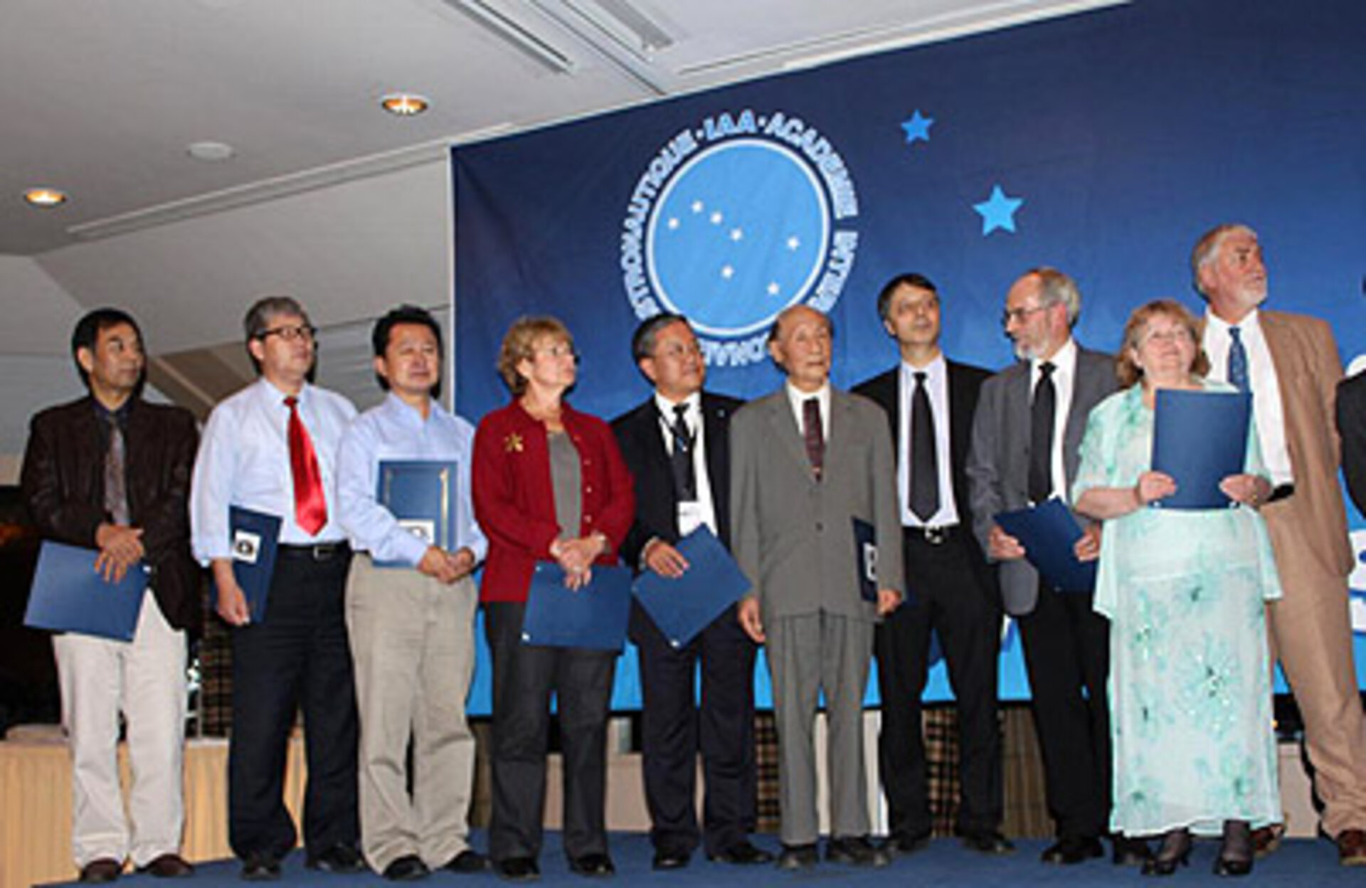 Ceremony for the International Academy of Astronautics Laurels 2010