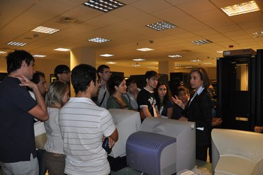Visitors in the multi-mission operational centre