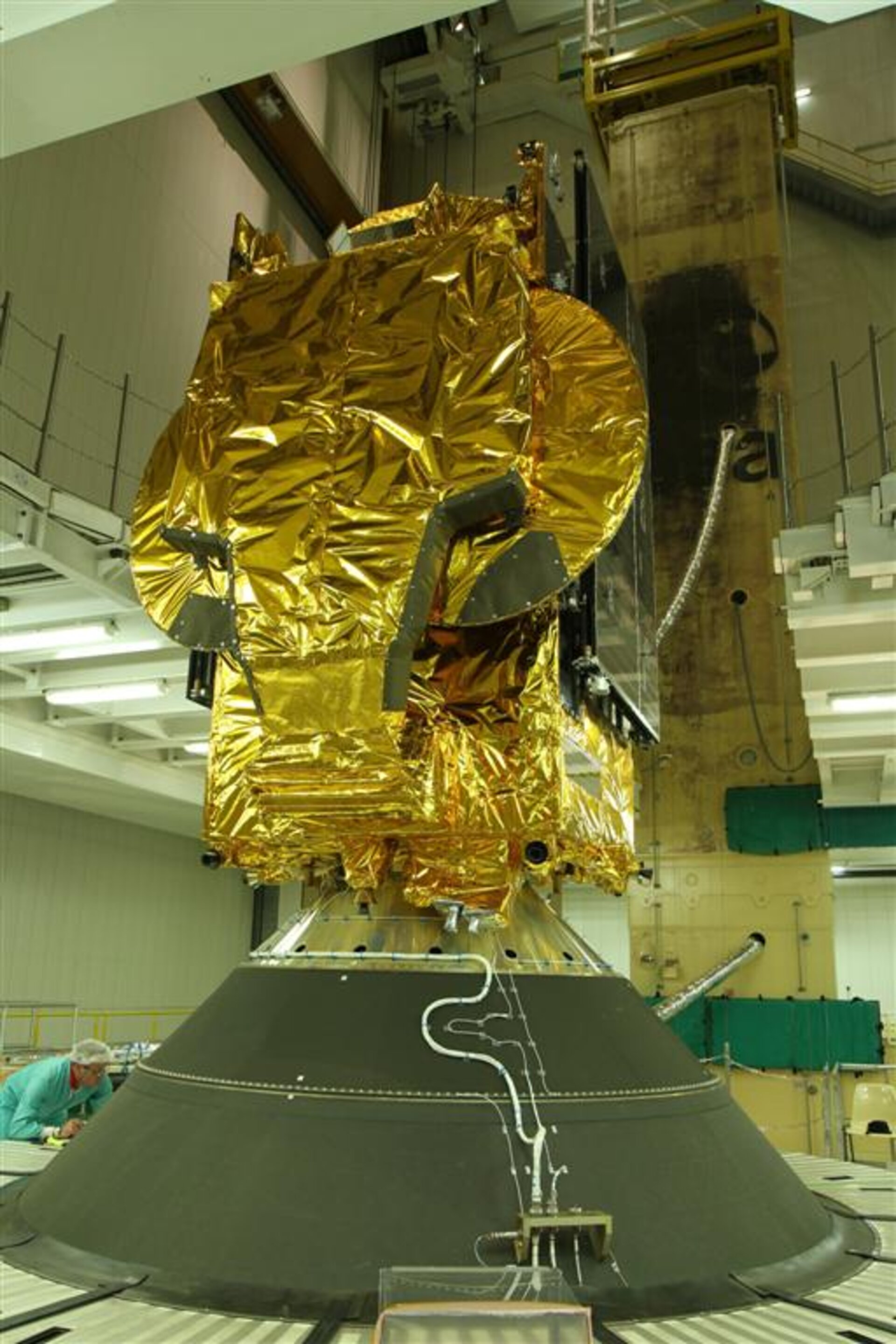 Hylas-1 atop Ariane 5