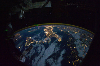 Night lights from the ISS