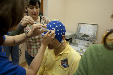 Paolo Nespoli in training for Neurospat experiment at Star City