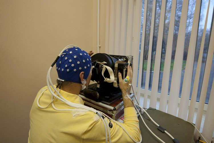 Paolo Nespoli in training for Neurospat experiment at Star City