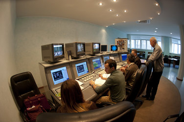 Soyuz TMA simulator control room
