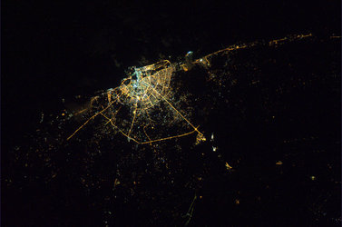 Benghazi by night