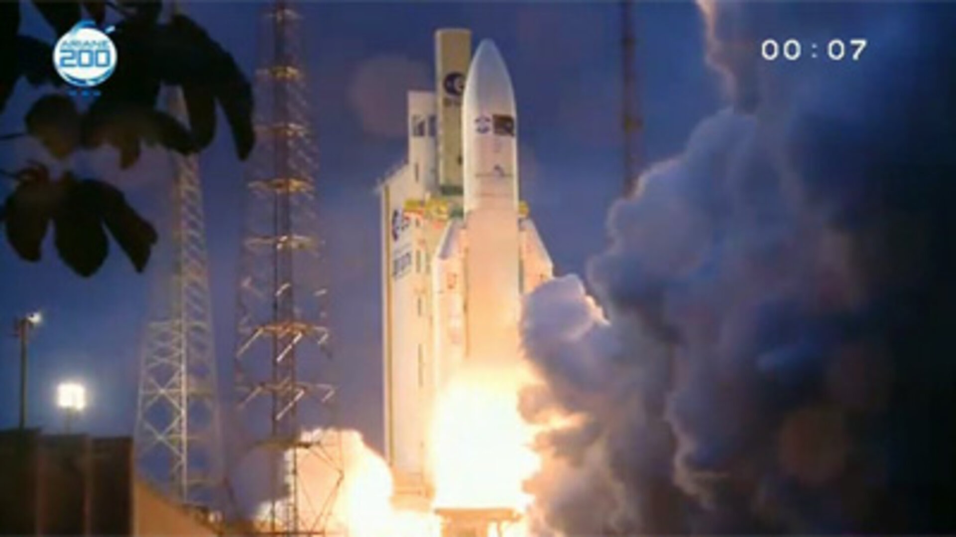 Launch of the Ariane 5 with ATV Johannes Kepler