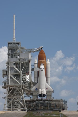 Endeavour on Launch Pad 39A