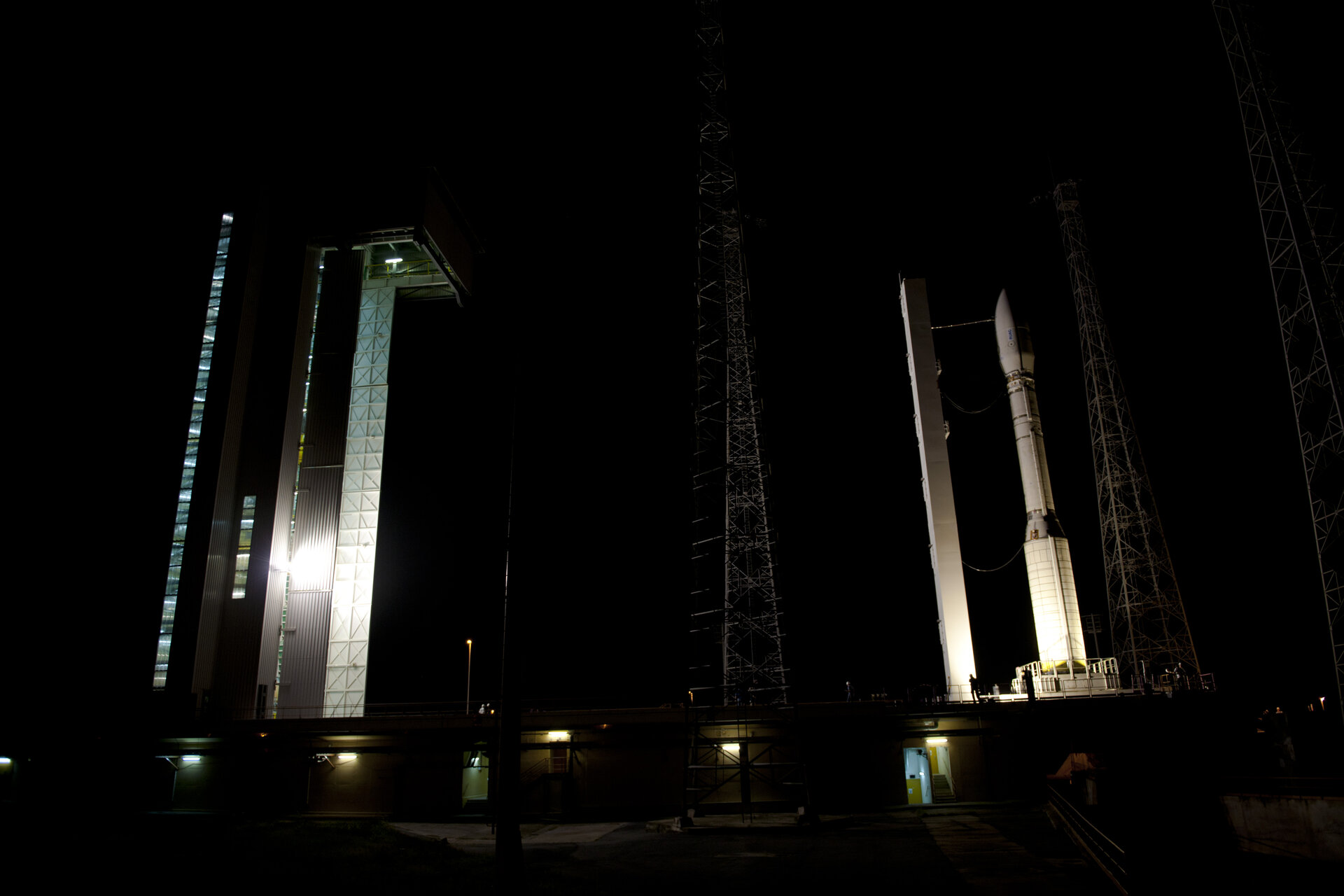Vega on launch pad