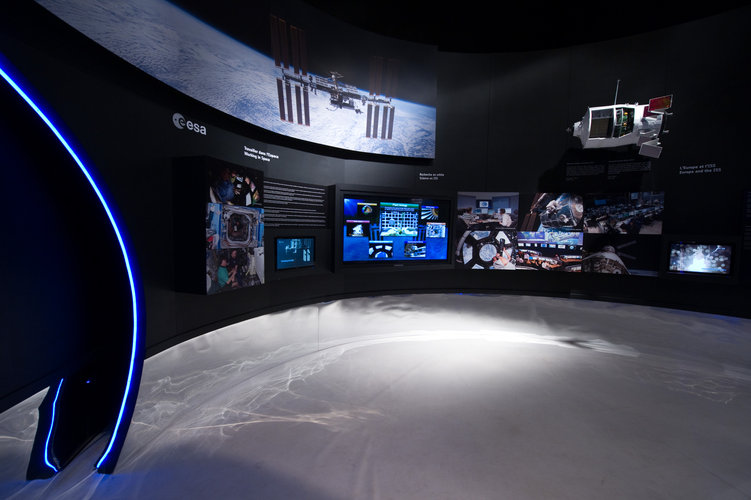 Interior view of the ESA Pavilion