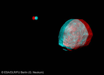 Phobos and Jupiter in 3D
