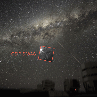 Primera imagen del cometa 67-P tomada por Rosetta en marzo de 2011