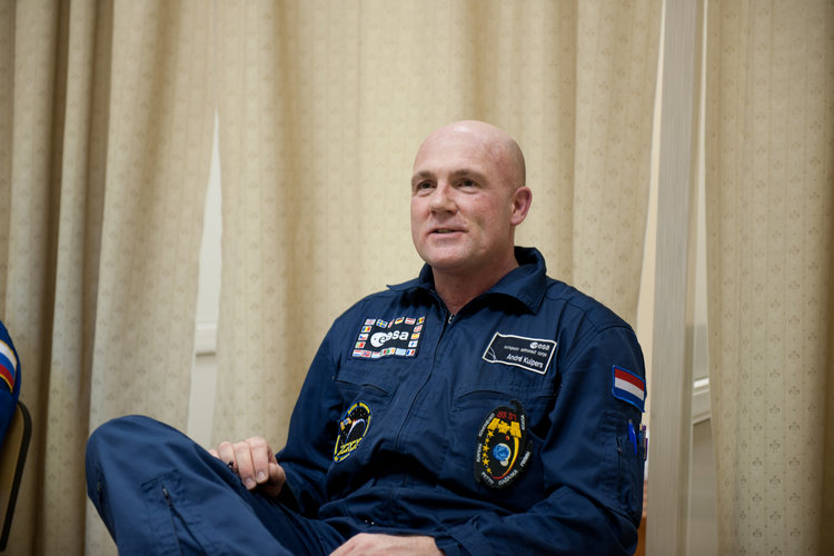 André Kuipers during a training session at the GCTC