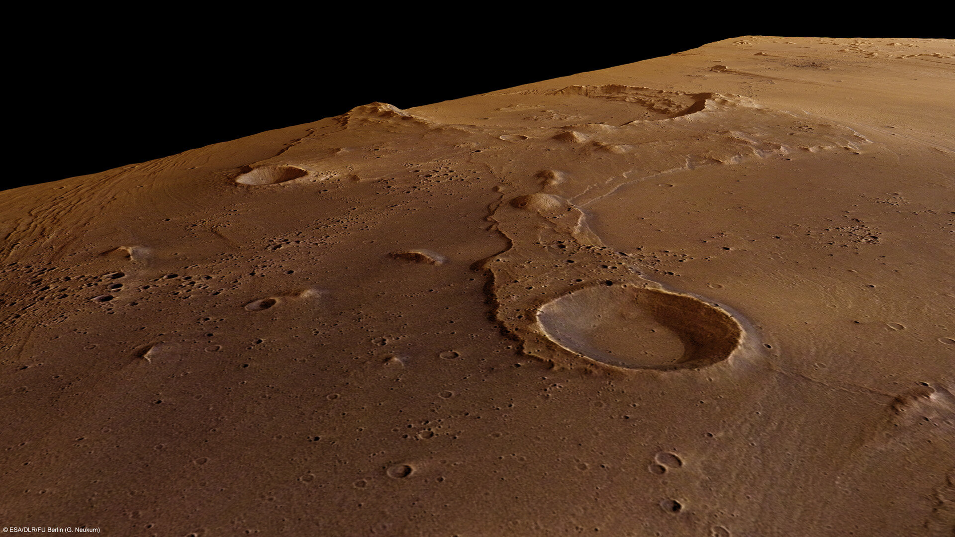 Ares Vallis in perspective