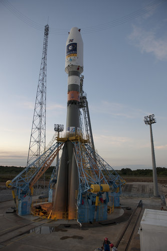 Soyuz VS01 on launch pad