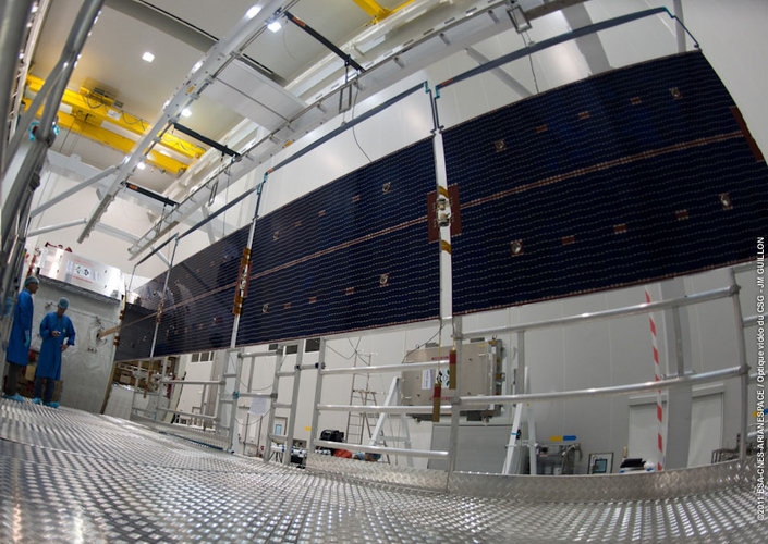 ATV-3 Solar Panels fully extended