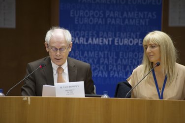 Herman Van Rompuy, President of the European Council, at the 4th Conference on EU Space Policy