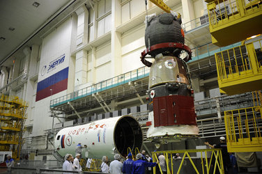 Soyuz TMA-03M inserted into its protective fairing