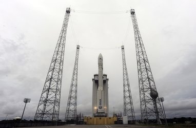 Vega VV01 on launch pad
