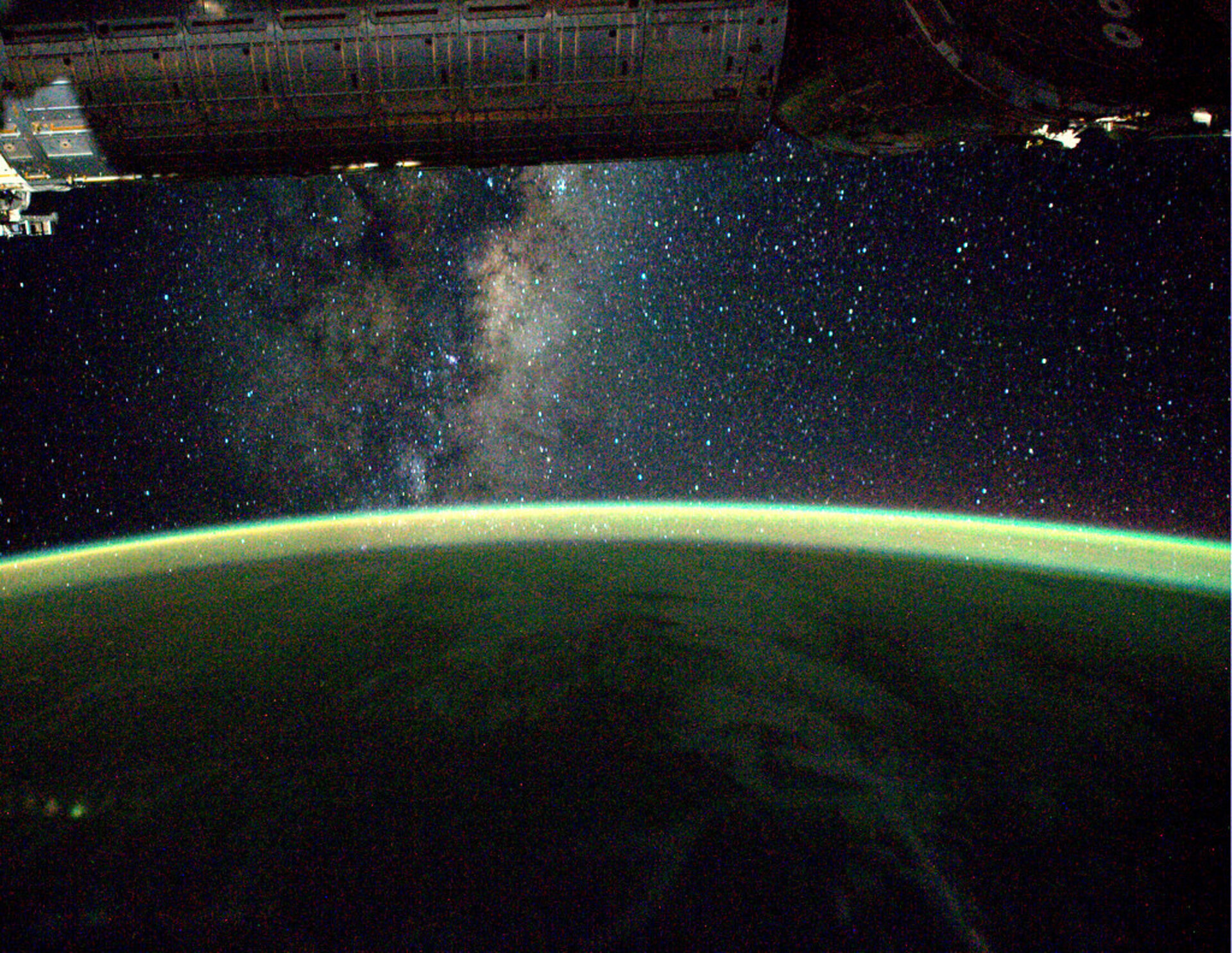 The Milky Way, as seen onboard the ISS