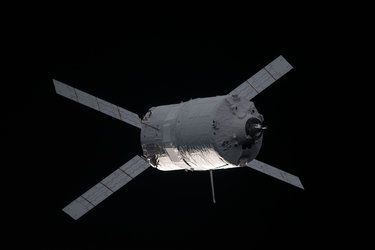 ATV-3 approaches the Space Station