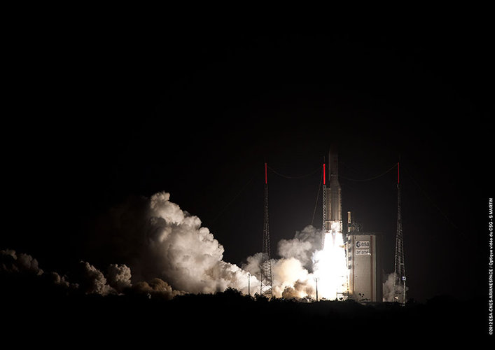 Liftoff of Ariane VA206