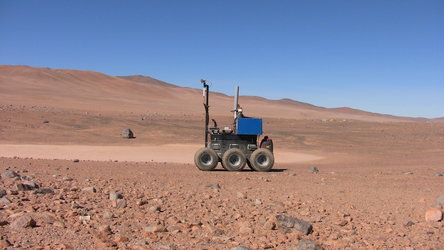 ESA rover in Atacama Desert