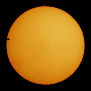 Transit of Venus as seen from Canberra, Australia