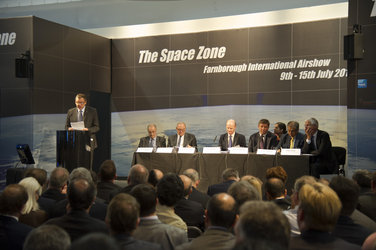 Space Day Conference, Farnborough airshow, 10 July 2012