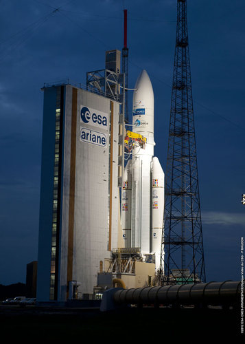 Ariane 5 VA208 transferred to launchpad