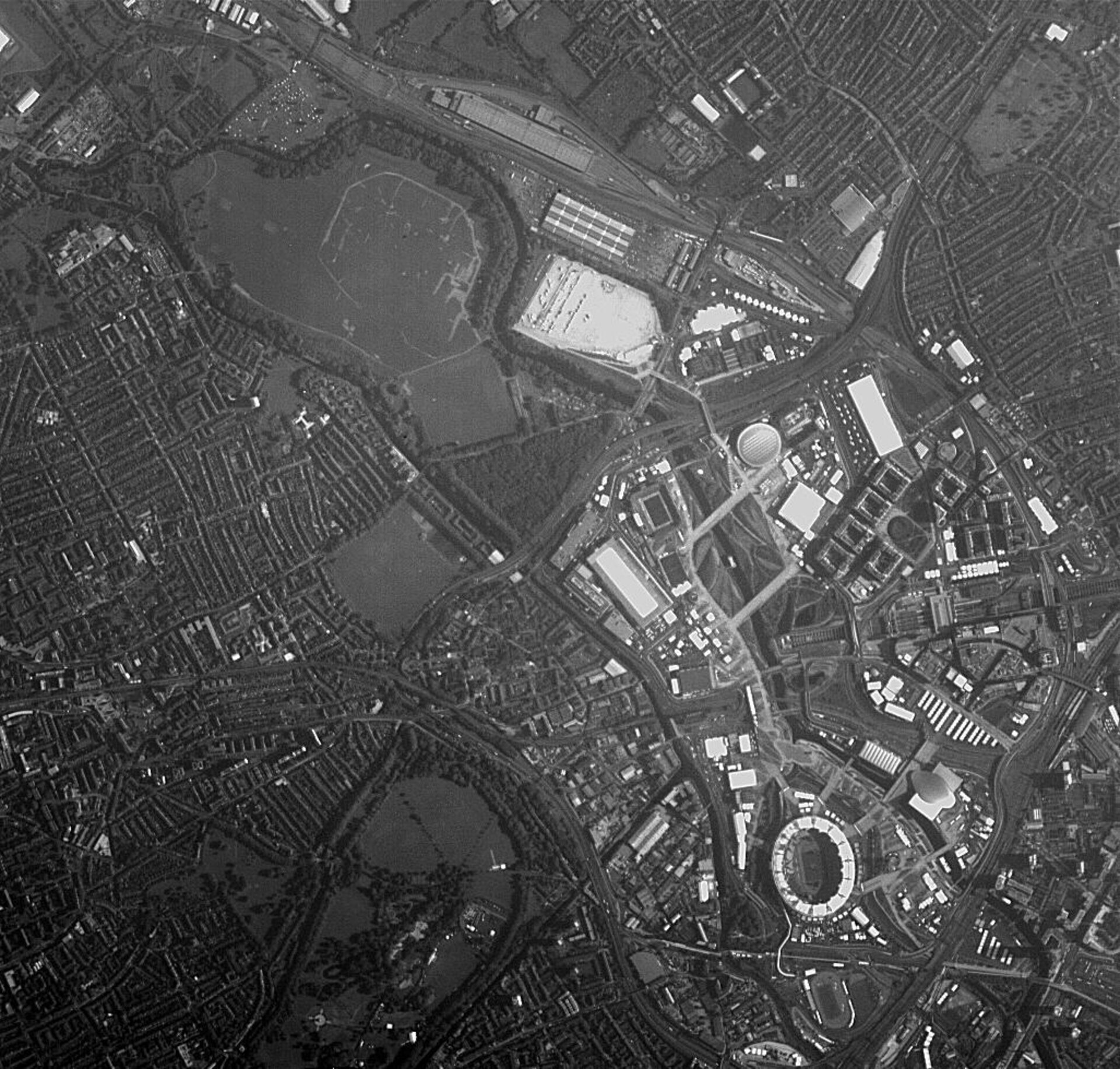 Proba-1 HRC image of London Olympic Park neighbourhood