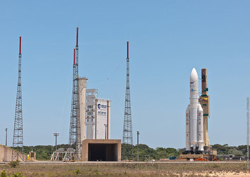 Ariane flight VA209 transfer to launch pad