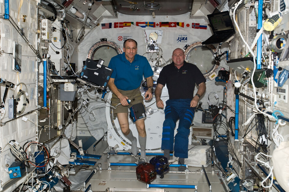 Astronauts with Spheres