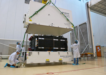 Galileo FM4 arrives in Kourou