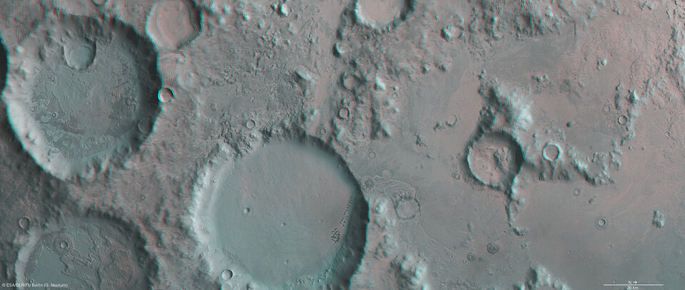 3D view of Charitum Montes