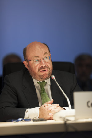 François Biltgen during the Ministerial Council press conference