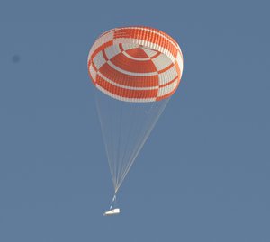 IXV parachute drop test