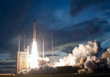 Liftoff of Ariane VA210