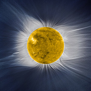 Solar eclipse corona