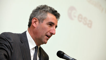 ESA Director Franco Ongaro at ESA Business Incubation Centre Redu opening 