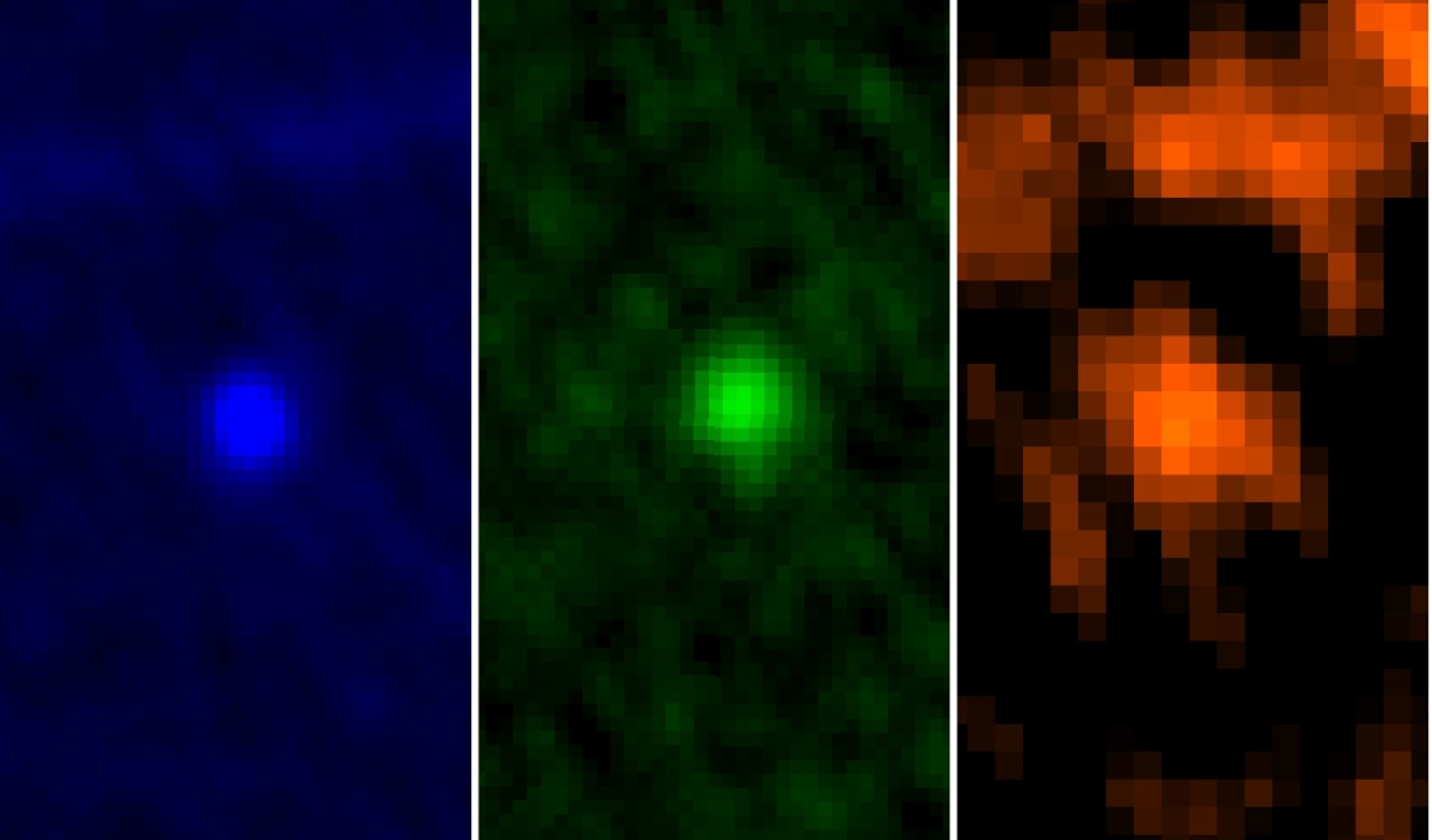 Herschel’s three-colour view of asteroid Apophis