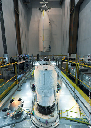 ATV-4 fully integrated for launch
