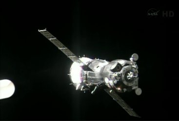 Expedition 36 TMA-09M docking with the ISS