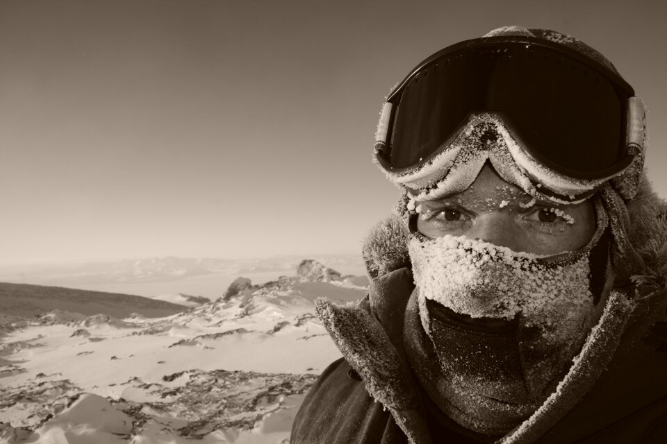 Alexander Gerst in der Antarktis