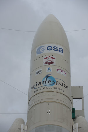 Ariane 5 flight VA213 and ATV Albert Einstein ready for launch